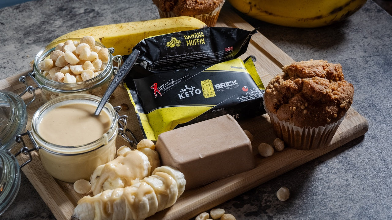 Banana Muffin Keto Brick