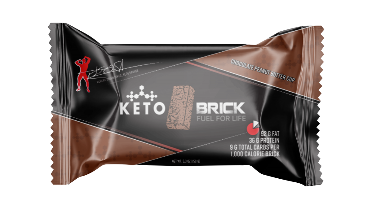 Keto Brick Chocolate Peanut Butter Cup